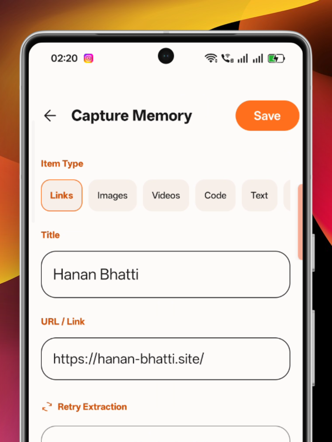 Universal Link Capture