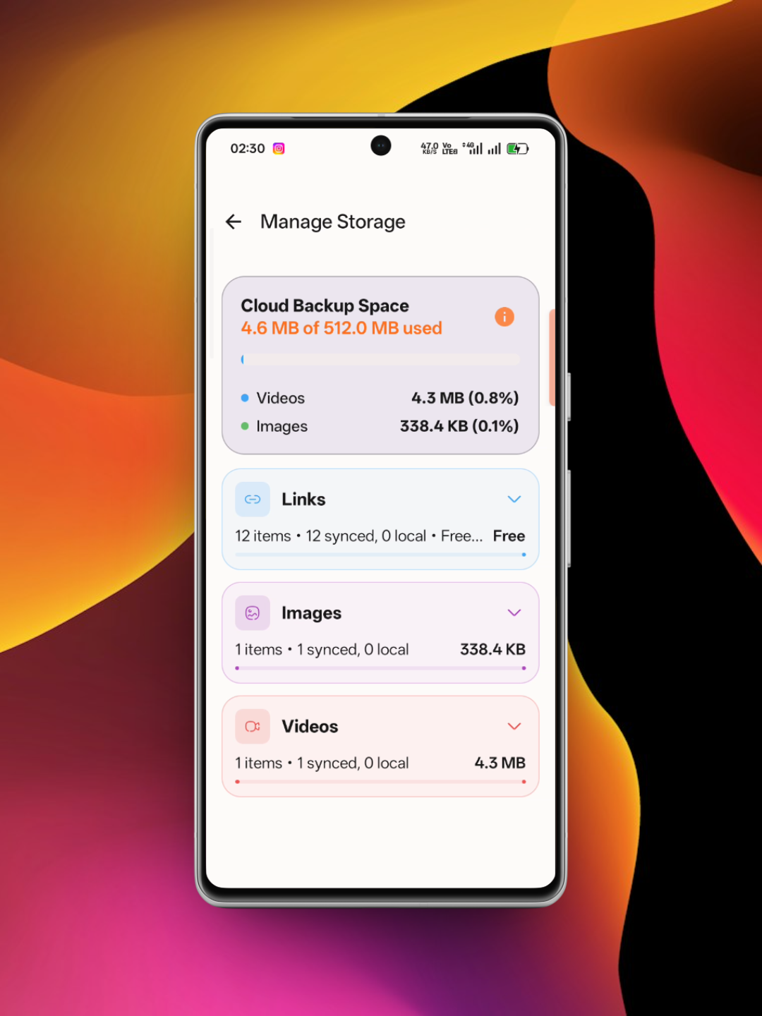 Offline Sync & Cloud Backups