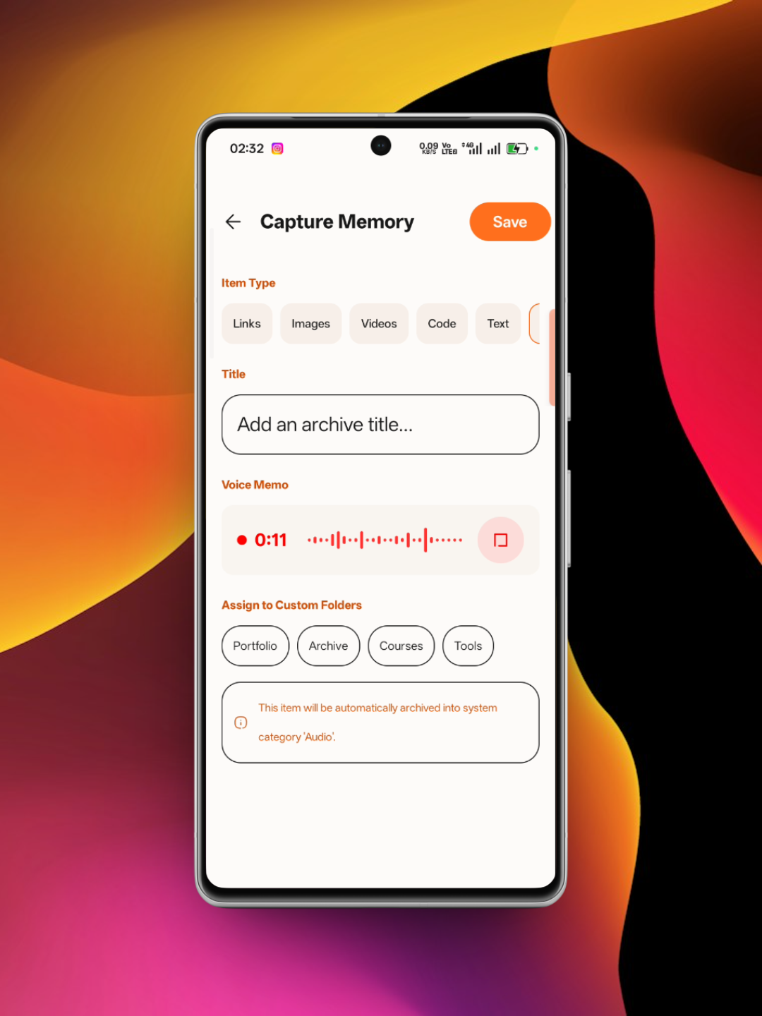 Voice Recording & Transcription